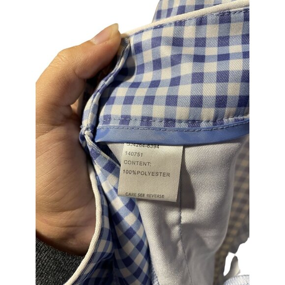 Tail White Label White Blue Checkered Bermunda Shorts - Picture 4 of 4